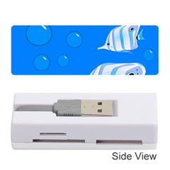 Fish School Bubbles Underwater Sea Memory Card Reader (stick)