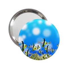 Fish Underwater Sea World 2 25  Handbag Mirrors by HermanTelo