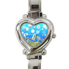 Fish Underwater Sea World Heart Italian Charm Watch