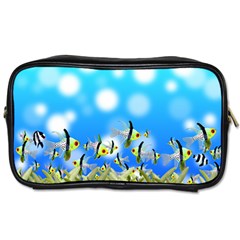 Fish Underwater Sea World Toiletries Bag (one Side)