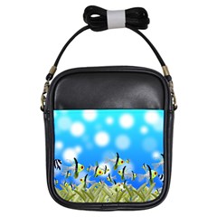 Fish Underwater Sea World Girls Sling Bag