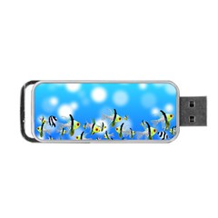 Fish Underwater Sea World Portable Usb Flash (two Sides)