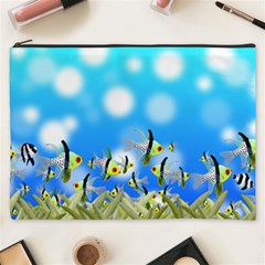 Fish Underwater Sea World Cosmetic Bag (xxxl)