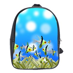 Fish Underwater Sea World School Bag (xl)