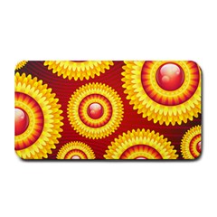 Floral Abstract Background Texture Medium Bar Mats