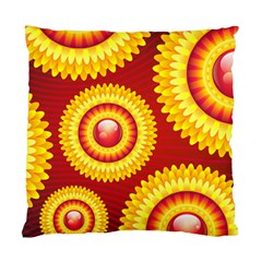 Floral Abstract Background Texture Standard Cushion Case (one Side)