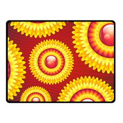 Floral Abstract Background Texture Fleece Blanket (small)