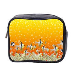 Fish Snow Coral Fairy Tale Mini Toiletries Bag (two Sides) by HermanTelo