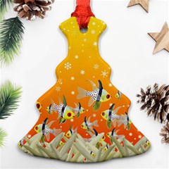 Fish Snow Coral Fairy Tale Christmas Tree Ornament (two Sides)