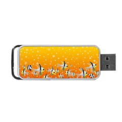 Fish Snow Coral Fairy Tale Portable Usb Flash (two Sides) by HermanTelo