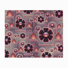 Floral Flower Stylised Small Glasses Cloth (2 Sides)