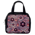 Floral Flower Stylised Classic Handbag (Two Sides) Back