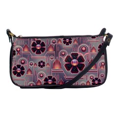 Floral Flower Stylised Shoulder Clutch Bag