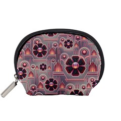 Floral Flower Stylised Accessory Pouch (small) by HermanTelo