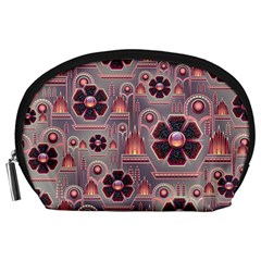 Floral Flower Stylised Accessory Pouch (large) by HermanTelo