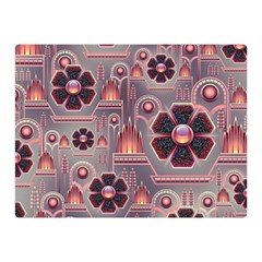 Floral Flower Stylised Double Sided Flano Blanket (mini) 