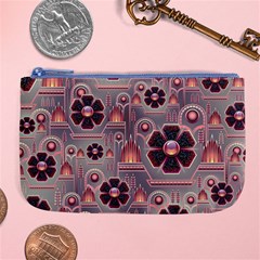 Floral Flower Stylised Large Coin Purse