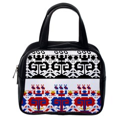 Folk Art Fabric Classic Handbag (One Side)