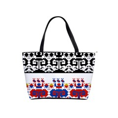 Folk Art Fabric Classic Shoulder Handbag