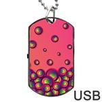 Funny Texture Dog Tag USB Flash (Two Sides) Back