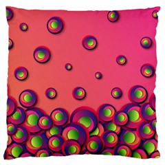 Funny Texture Large Cushion Case (one Side)