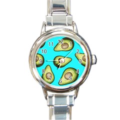 Fruite Avocado Round Italian Charm Watch by HermanTelo