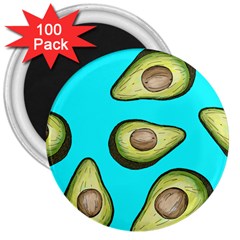 Fruite Avocado 3  Magnets (100 Pack) by HermanTelo