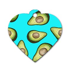 Fruite Avocado Dog Tag Heart (one Side)