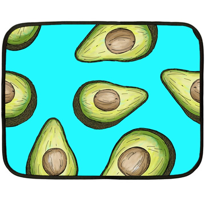 Fruite Avocado Double Sided Fleece Blanket (Mini) 