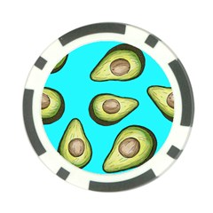 Fruite Avocado Poker Chip Card Guard (10 Pack) by HermanTelo