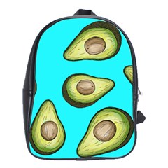 Fruite Avocado School Bag (large)