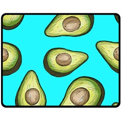 Fruite Avocado Fleece Blanket (medium) 