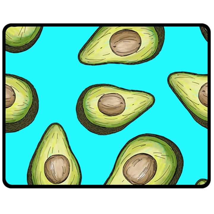 Fruite Avocado Fleece Blanket (Medium) 