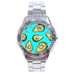 Fruite Avocado Stainless Steel Analogue Watch