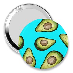 Fruite Avocado 3  Handbag Mirrors by HermanTelo