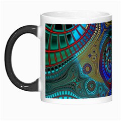 Fractal Abstract Line Wave Morph Mugs by HermanTelo