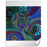 Fractal Abstract Line Wave Canvas 12  x 16  11.86 x15.41  Canvas - 1