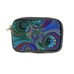 Fractal Abstract Line Wave Coin Purse Front