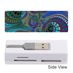 Fractal Abstract Line Wave Memory Card Reader (stick) by HermanTelo