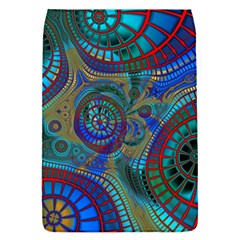 Fractal Abstract Line Wave Removable Flap Cover (s)