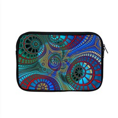 Fractal Abstract Line Wave Apple Macbook Pro 15  Zipper Case