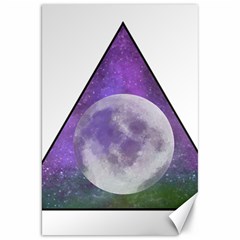 Form Triangle Moon Space Canvas 20  X 30 