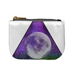 Form Triangle Moon Space Mini Coin Purse by HermanTelo