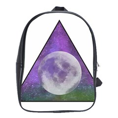 Form Triangle Moon Space School Bag (large)