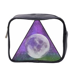 Form Triangle Moon Space Mini Toiletries Bag (two Sides)