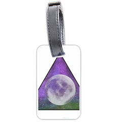 Form Triangle Moon Space Luggage Tag (one Side) by HermanTelo