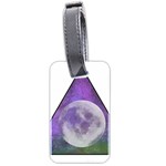 Form Triangle Moon Space Luggage Tag (two sides) Back