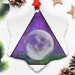 Form Triangle Moon Space Snowflake Ornament (two Sides) by HermanTelo