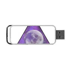 Form Triangle Moon Space Portable Usb Flash (two Sides)