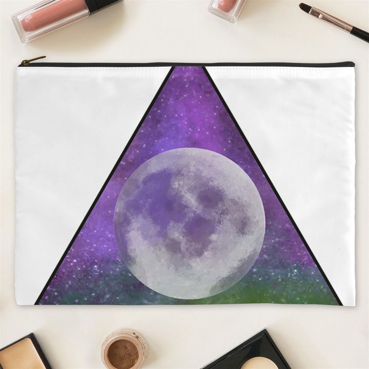 Form Triangle Moon Space Cosmetic Bag (XXXL)